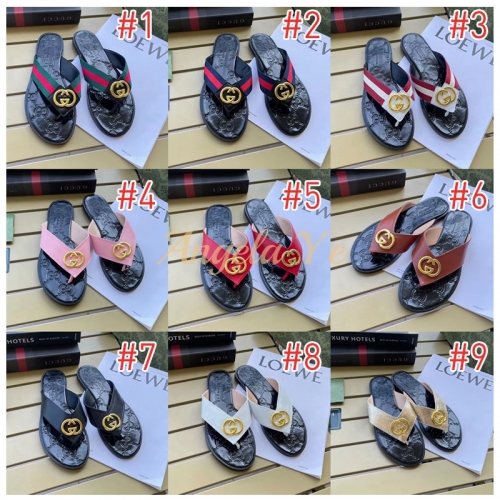 1 pair fashion slide slipper for women with box size:5-11 GUI #15802