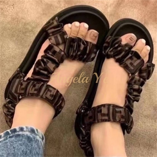 1 pair fashion sandals for women size:5-12 with box FEI #15843