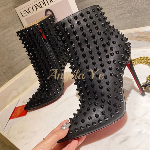 1 Pair Top Quality Fashion CL high-heeled shoes boots with Box Free Shipping CLN #6863