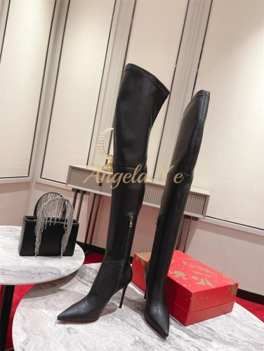 1 Pair top quality fashion high heels boot size:5-11 with box free shipping CL #25003