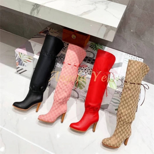 1 Pair Top Quality Fashion boots Shoes with Box Free Shipping GUI #3886