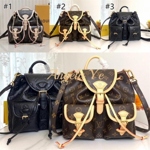 Top quality fashion real leather bag backpack size:21*23*10cm LOV #21896