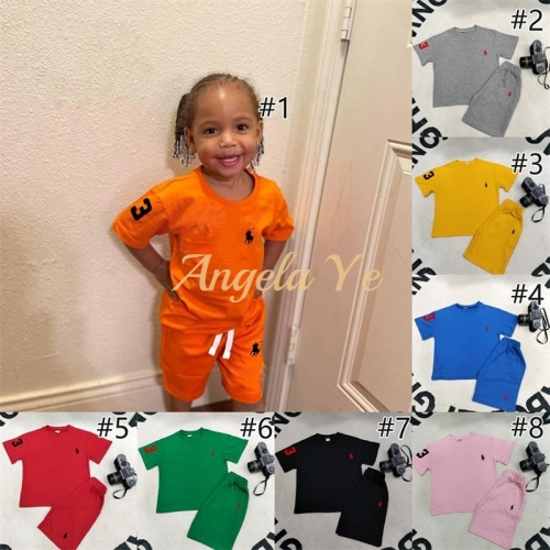 Wholesale sport cotton suit for kid 3T -12T #23024