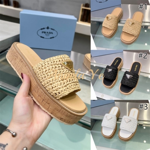 1 pair top qulaity fashion slipper size:5-11 with box free shipping PRA #23028