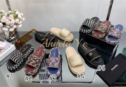 1 pair top quality fashion slipper for women size:5-10 with box CHL #25047