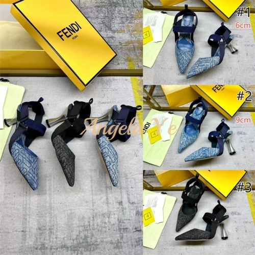 Top quality fashion sandals size:5-10 with box (Heel height: 6cm/9cm) FEI #23285