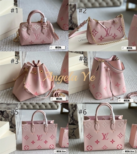 High quality quality fashion handbag Cherry powder series LOV #23328
