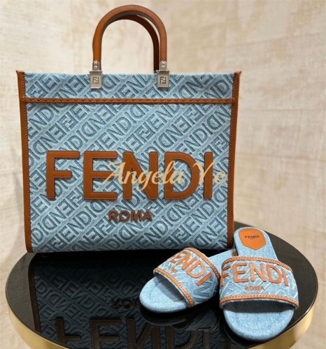 1 set fashion slipper & Tote bag free shipping FEI #23397
