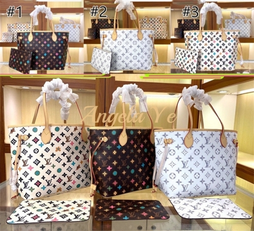 Top quality fashion real leather neverful Tote bag size:32*29*17cm LOV #23465