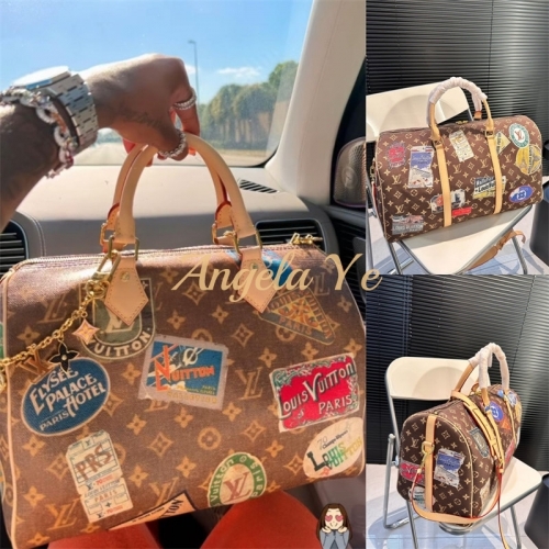 High quality fashion duffel bag size:45*26cm LOV #23473