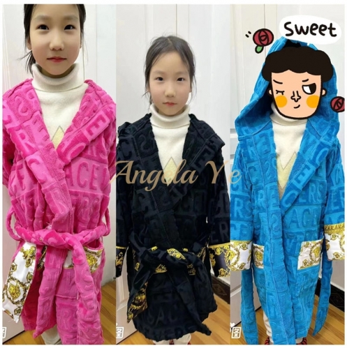 Original quality Cotton robe for kid free size (for about 7-10 years old) VEE #25104