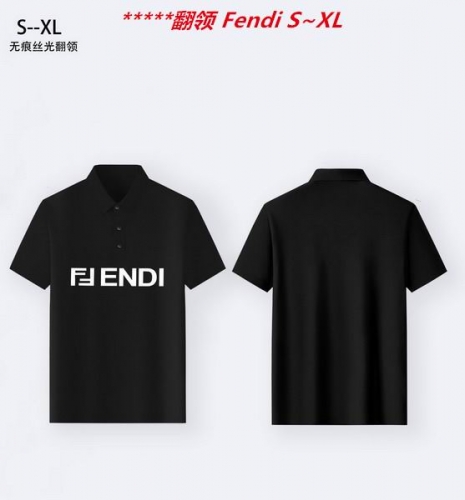 F.e.n.d.i. Lapel T-shirt 5008 Men