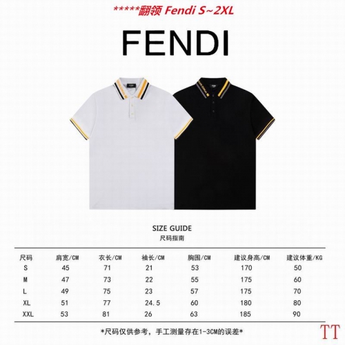 F.e.n.d.i. Lapel T-shirt 5021 Men