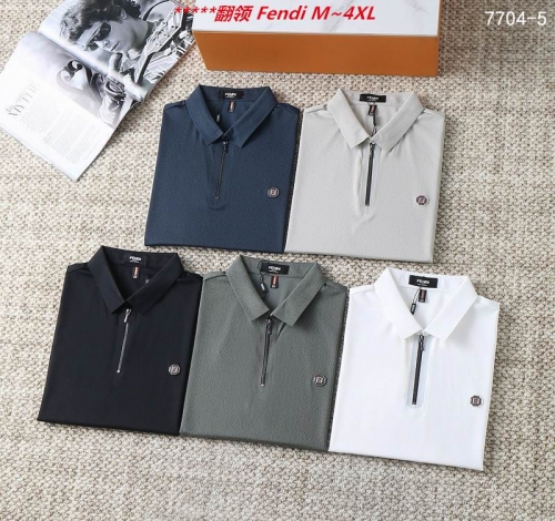 F.e.n.d.i. Lapel T-shirt 5437 Men