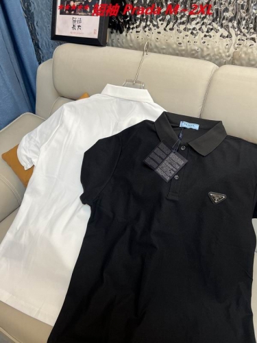 P.r.a.d.a. Lapel T-shirt 5680 Men