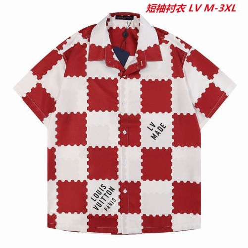 L...V... Short Shirt 4689 Men