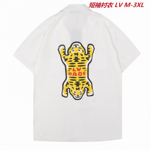 L...V... Short Shirt 4702 Men