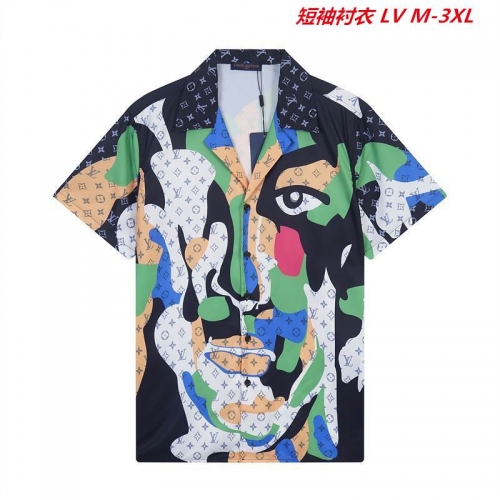 L...V... Short Shirt 4844 Men