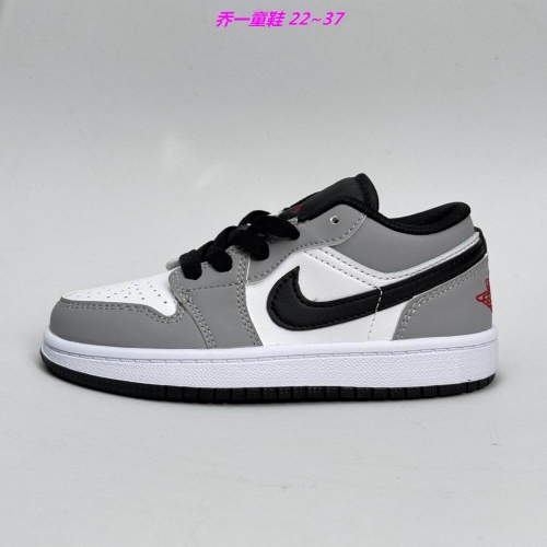 Jordan 1 Low Top Kids Shoes 6012 Child