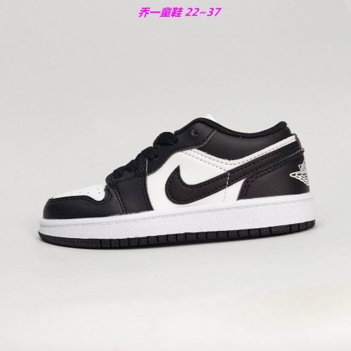 Jordan 1 Low Top Kids Shoes 6015 Child
