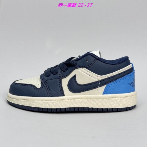 Jordan 1 Low Top Kids Shoes 6008 Child