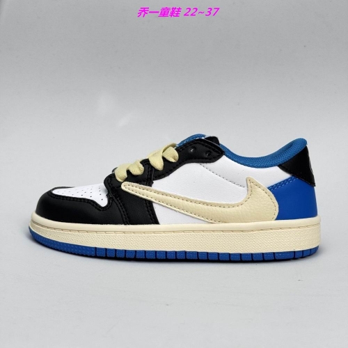 Jordan 1 Low Top Kids Shoes 6011 Child