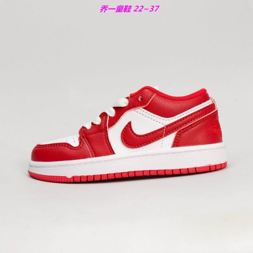 Jordan 1 Low Top Kids Shoes 6016 Child