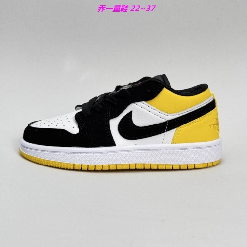 Jordan 1 Low Top Kids Shoes 6005 Child