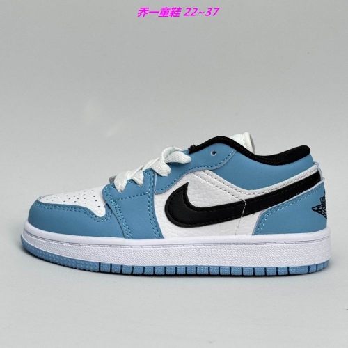 Jordan 1 Low Top Kids Shoes 6006 Child