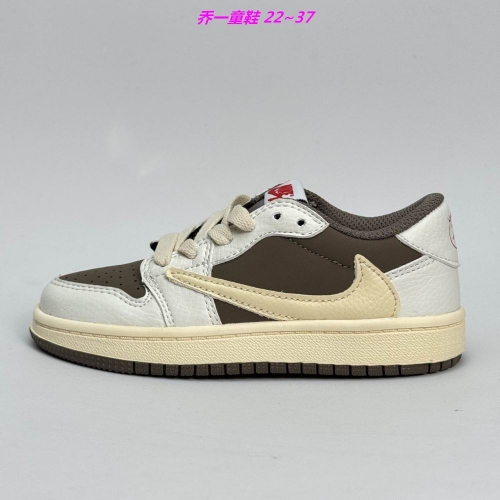 Jordan 1 Low Top Kids Shoes 6004 Child