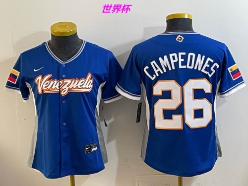 MLB The World Cup Jersey 10055 Women