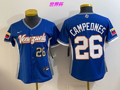 MLB The World Cup Jersey 10059 Women