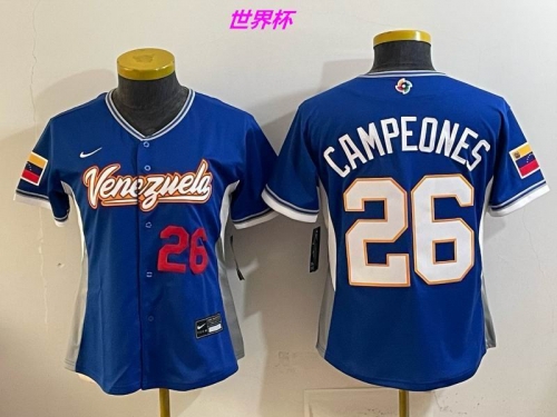 MLB The World Cup Jersey 10058 Women