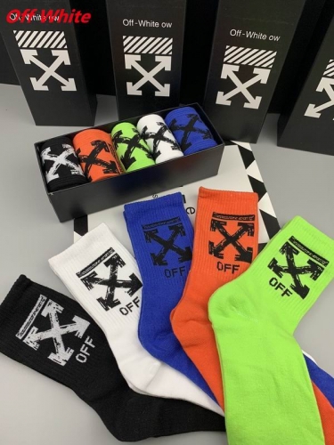 O.f.f.-W.h.i.t.e. Socks 1170 Men/Women