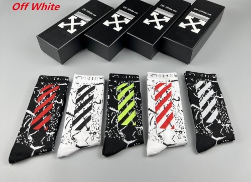 O.f.f.-W.h.i.t.e. Socks 1178 Men/Women