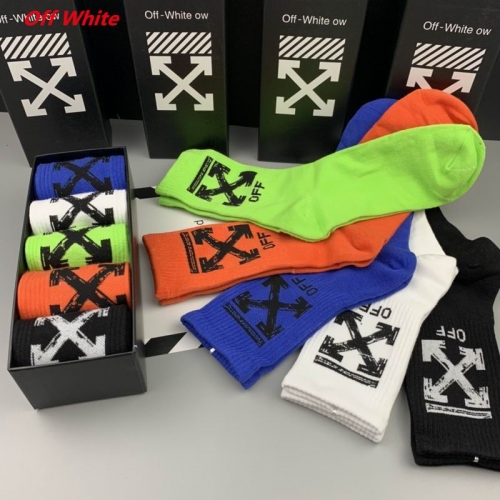 O.f.f.-W.h.i.t.e. Socks 1171 Men/Women