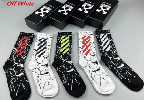O.f.f.-W.h.i.t.e. Socks 1174 Men/Women