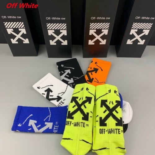 O.f.f.-W.h.i.t.e. Socks 1158 Men/Women