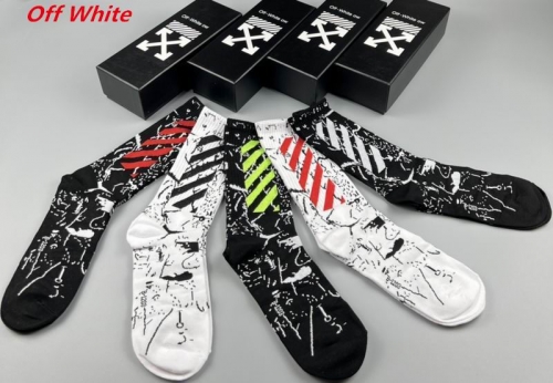 O.f.f.-W.h.i.t.e. Socks 1176 Men/Women