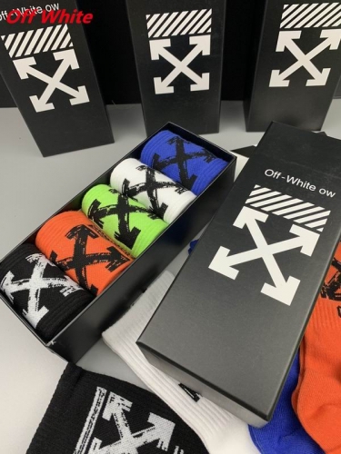 O.f.f.-W.h.i.t.e. Socks 1173 Men/Women