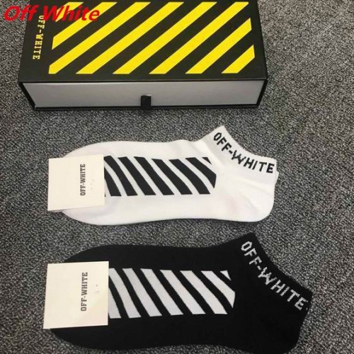 O.f.f.-W.h.i.t.e. Socks 1153 Men/Women