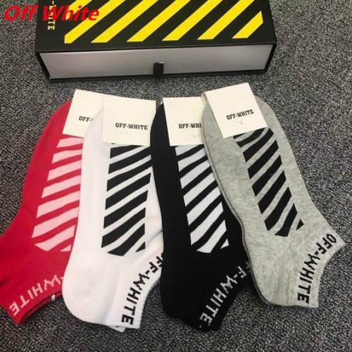 O.f.f.-W.h.i.t.e. Socks 1152 Men/Women