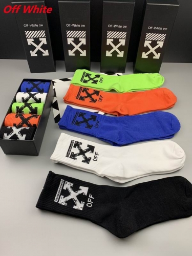 O.f.f.-W.h.i.t.e. Socks 1169 Men/Women