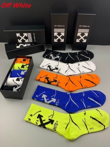 O.f.f.-W.h.i.t.e. Socks 1164 Men/Women