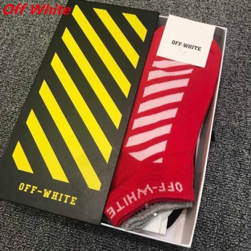 O.f.f.-W.h.i.t.e. Socks 1154 Men/Women