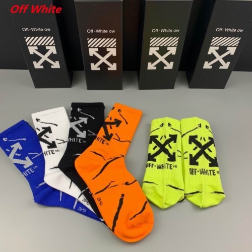 O.f.f.-W.h.i.t.e. Socks 1159 Men/Women