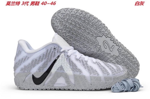 Nike Ja Morant 3 Sneakers Shoes 132 Men