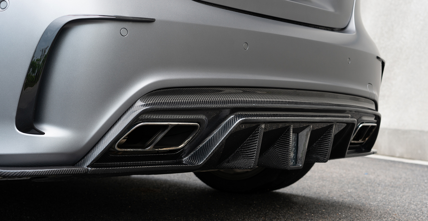 Benz A-Class Paktechz Rear Diffuser