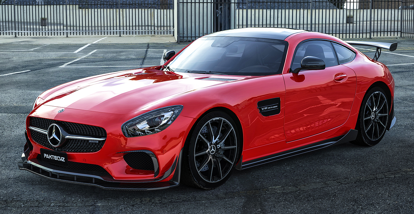 BENZ AMG GT Paktechz Upper Front Splitter