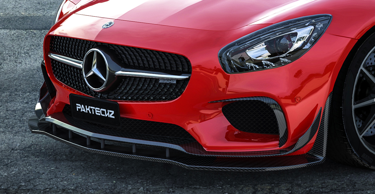 BENZ AMG GT Paktechz Upper Front Splitter